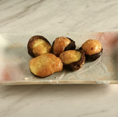 椎茸の黄金焼き