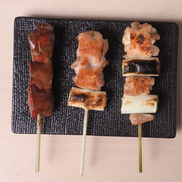 Same-day reservation OK [7 types of yakitori skewer course -Goku-] 4,180 yen (tax included)