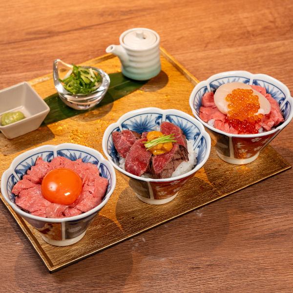 SNSでも人気のとろニク丼 三姉妹など写真映えする美しい盛り付けと自信を持ってご提供する味・品質