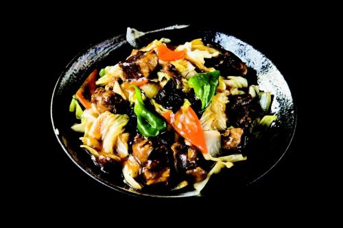 Beef rose vegetable bowl