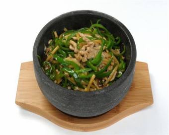 チンジャオロース石鍋飯/麻婆豆腐石鍋飯/麻婆茄子石鍋飯/各