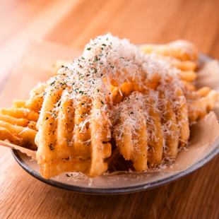 French fries (truffle salt and cheese)
