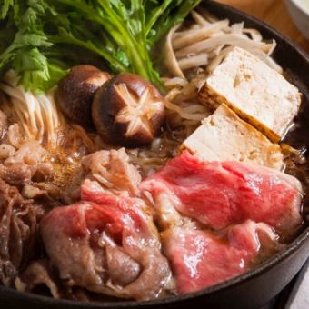 日本黑牛肉寿喜烧