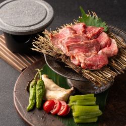 信州牛ステーキ～溶岩焼き～