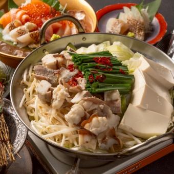 【22時以降限定】2h飲み放題+5品2500円【3次会コース】海鮮2種盛りともつ鍋など