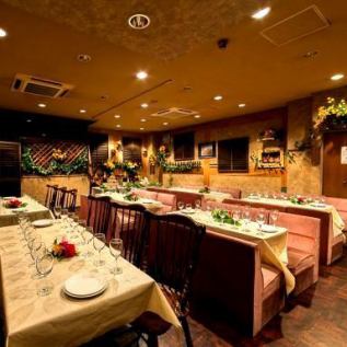 [3rd floor seats] Banquet for 2 to 60 people is OK! You can enjoy the banquet in a completely private room without worrying about the surroundings ♪