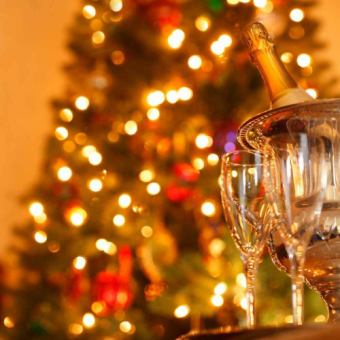 【12/24~12/25限定】クリスマススペシャルディナー《全8品 ¥6500(税込)2時間飲み放題付》