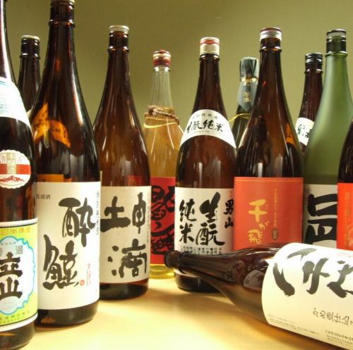 200種以上の焼酎・日本酒