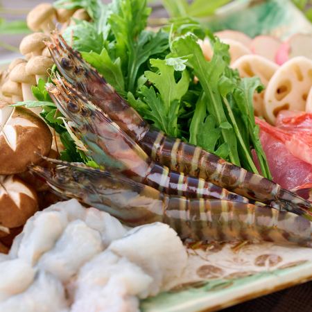 [Sunday dinner only in January and February] Freshly fried tempura and charcoal grilled Omi beef course