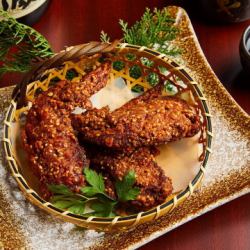 ピリ辛手羽先唐揚げ