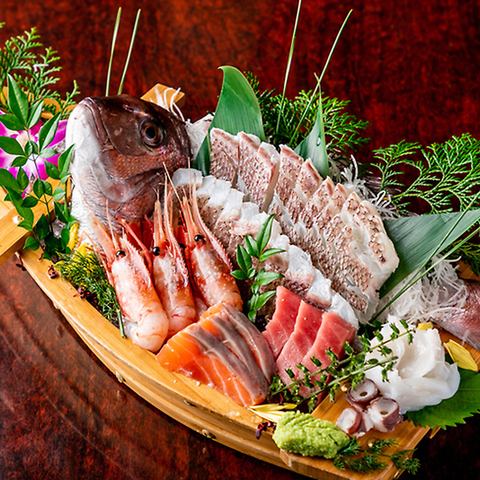 【刺身盛】本マグロなど静岡県から毎日仕入れ