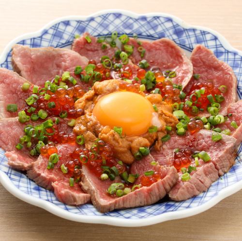 Japanese beef rare steak