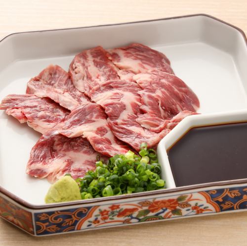 Wagyu skirt steak sashimi