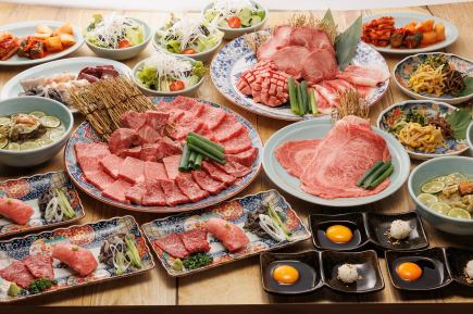 Enjoy the full A5 Wagyu beef♪ Nobusuke's luxurious course meal with 10 dishes [food only] 8,000 yen