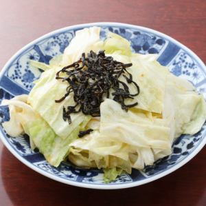 塩昆布キャベツ