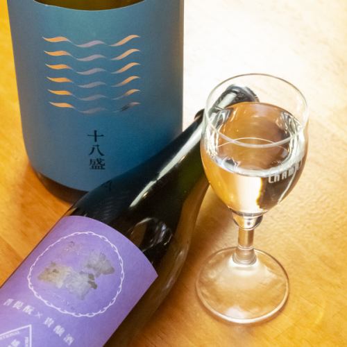 Carefully selected local sake from Okayama