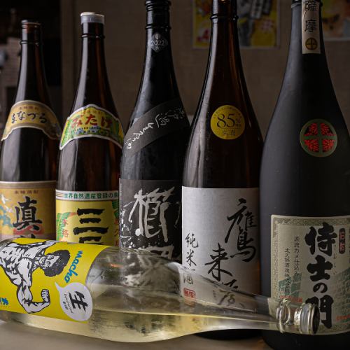 自慢の品ぞろえの地酒！