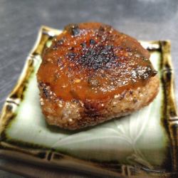 ネギ味噌焼きおにぎり