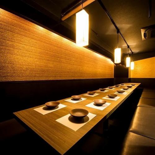 Izakaya with completely private rooms for all seats ◎