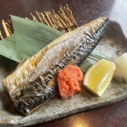 한 사탕로 끝 구이 辛子明太子添え