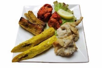 タンドール鉄板盛合せ