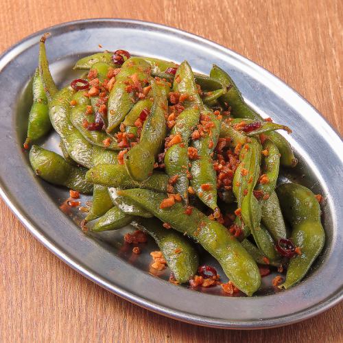 枝豆ペペロンチーノ