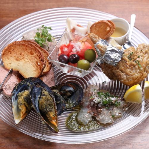 前菜盛り合わせセット（2名様より）