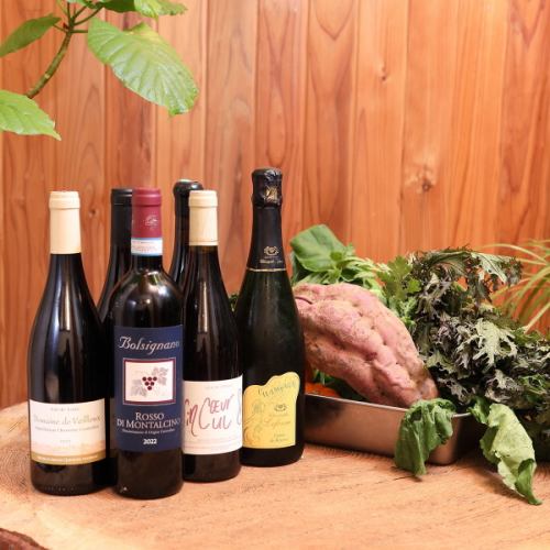 炭火料理に寄り添う、こだわりの一杯