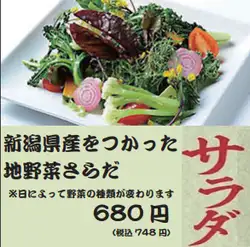 地野菜サラダ