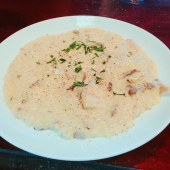 Mushroom cream risotto