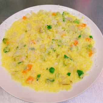 Organic vegetable risotto