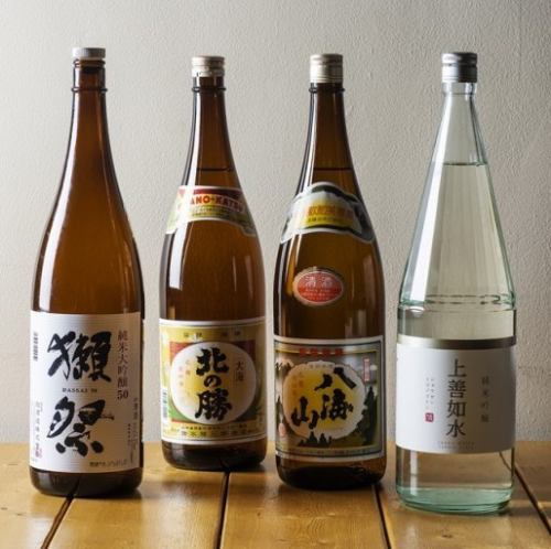 Plenty of sake and shochu!