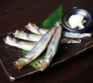 Shishamo (5 pieces)/Squid (half)/