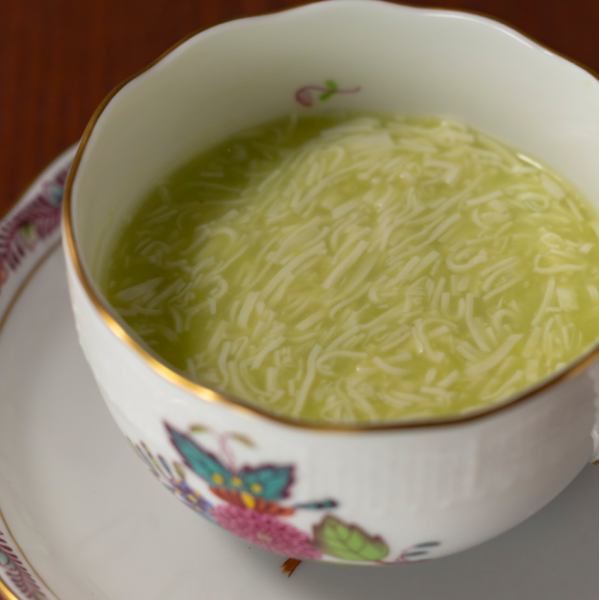 【空豆のスープ】　