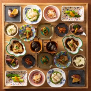 【晴レ式特別コース 7~11品】前菜盛り合わせ、冷菜、温菜、点心、メイン料理、〆料理など