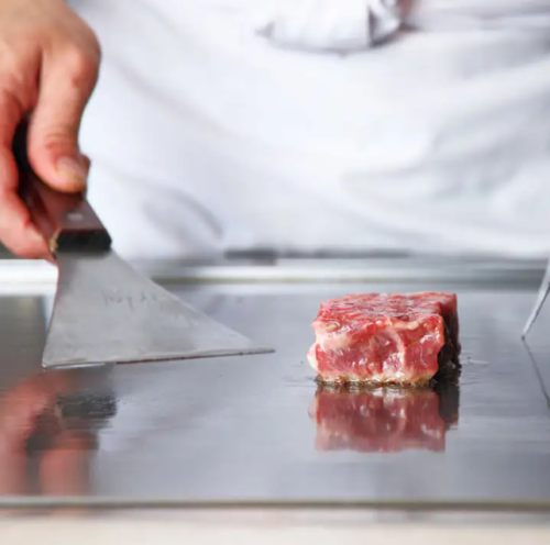 Extremity of iron plate, Kirakira Nishiki-tei's finest meat