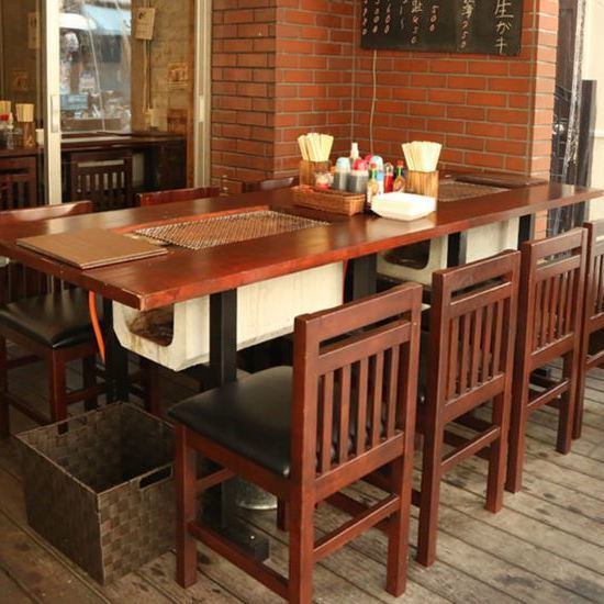 [Must-reserved terrace seat] There is a terrace seat ★ The image of a hut at the corner of the market where fishermen attend!