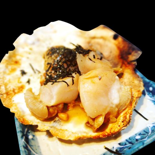ホタテの磯辺焼き