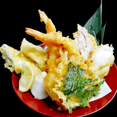 天ぷら３点盛合せ　3×2pieces
