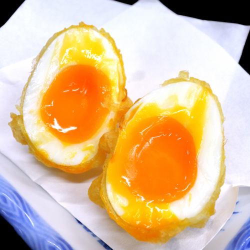 半熟卵の天ぷら