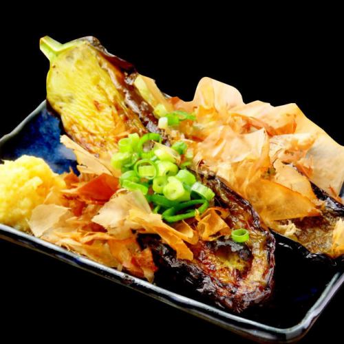 焼き茄子 生姜醤油