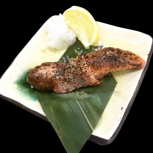 明太子の藁焼き