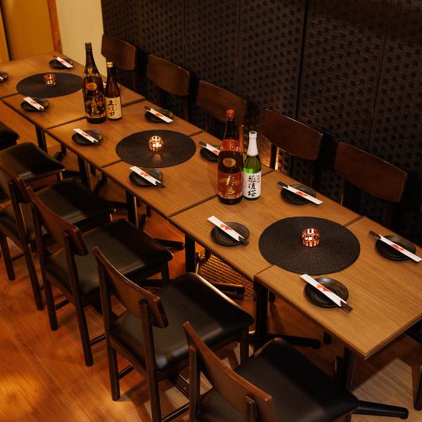 当店の個室は、接待や会食、女子会、デートなど様々なシーンにおすすめです。また、ご家族での食事や、大切な人との特別な日のお祝いにもぴったりです。お客様にはご満足いただけるよう、スタッフ一同心をこめておもてなしいたします。