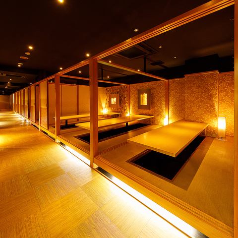 [The entire floor can be reserved for up to 80 people] Renting out a venue on this scale is rare even in Ikebukuro! Organizers can rest assured! The large private tables and spacious spaces are popular and recommended for company parties. Please feel free to contact us regarding the number of people, budget, and time of the event! Banquets with all-you-can-drink options are by far the best value.
