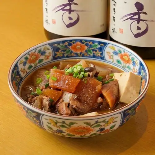 Stewed domestic beef tendons