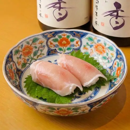 Prosciutto sushi