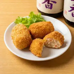蟹奶油炸肉餅