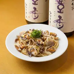 蛤蜊義麵/烤牛肉飯