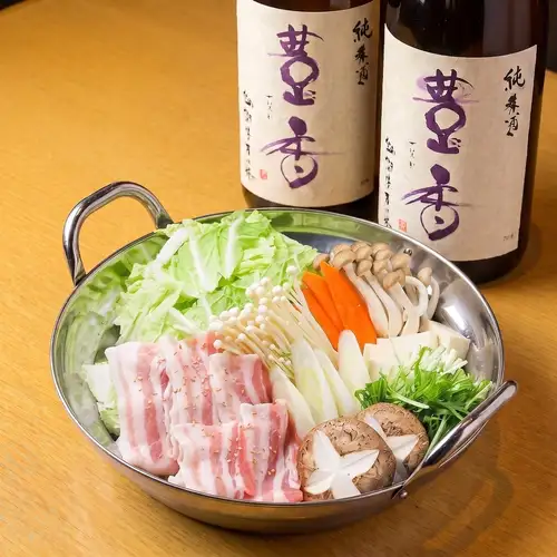 Western-style sesame soy milk hot pot (1 serving)