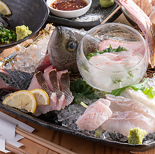 各種新鮮なお刺身、名物ごま鯖までご用意。